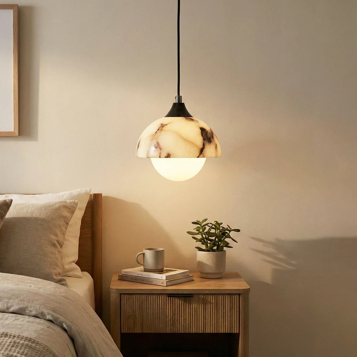 Marble Semicircular Artome Pendant Lamp – Marble detail 2