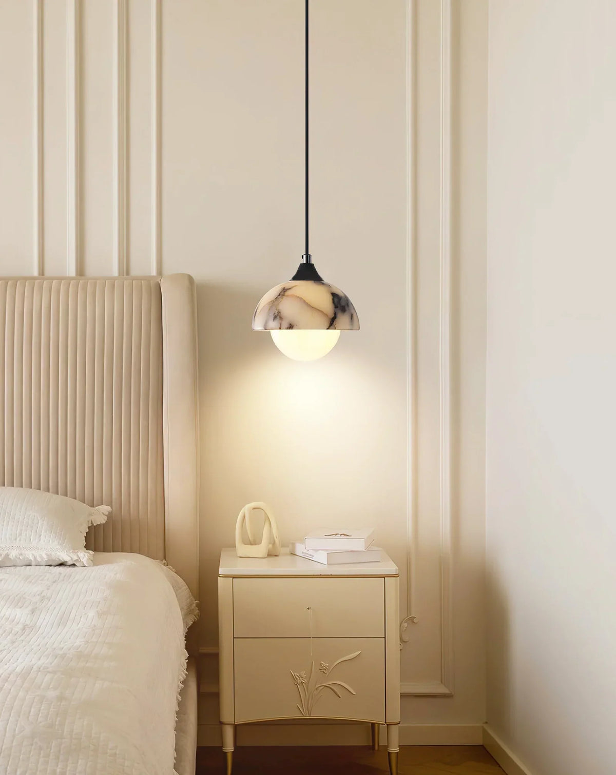 Marble Semicircular Artome Pendant Lamp – Marble detail 9