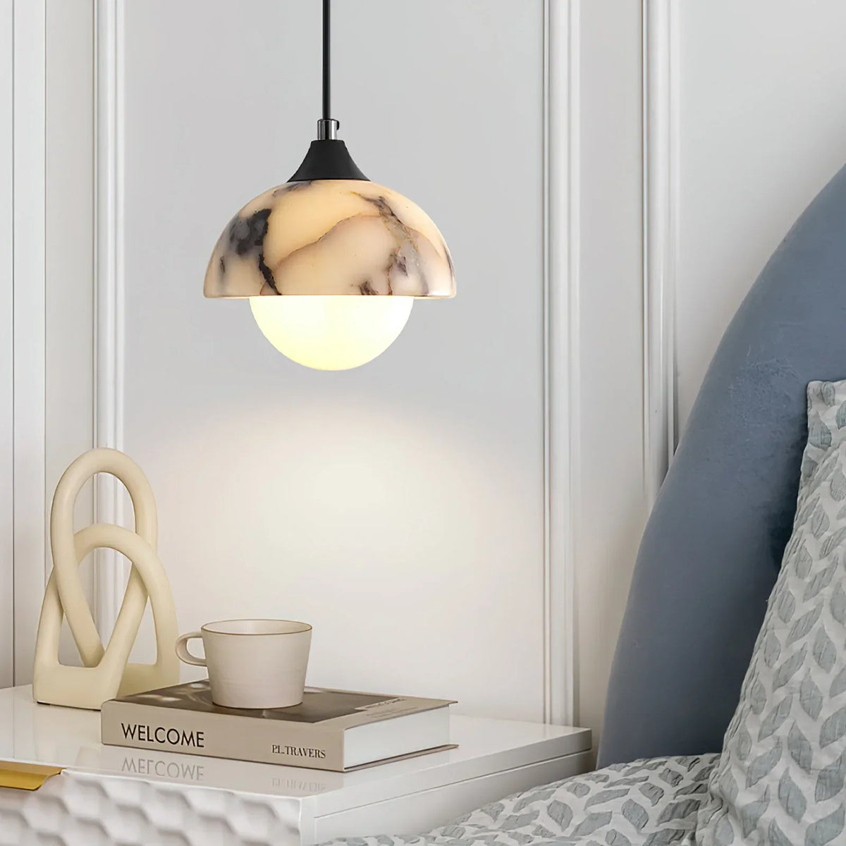 Marble Semicircular Artome Pendant Lamp – Marble detail 4