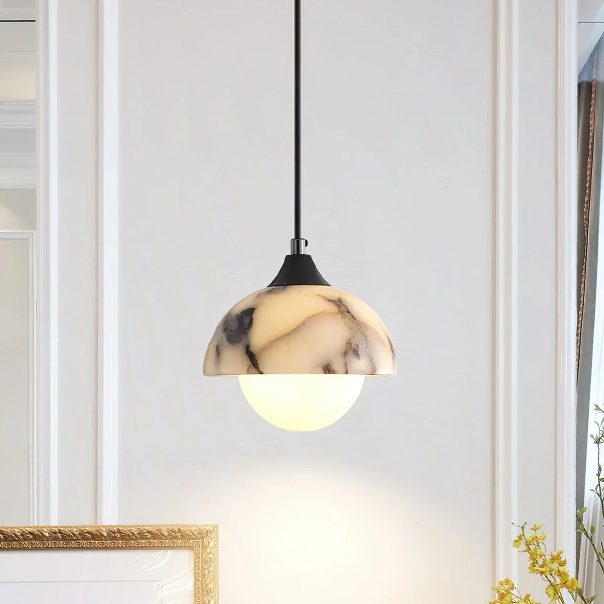 Marble Semicircular Artome Pendant Lamp – Marble detail 3