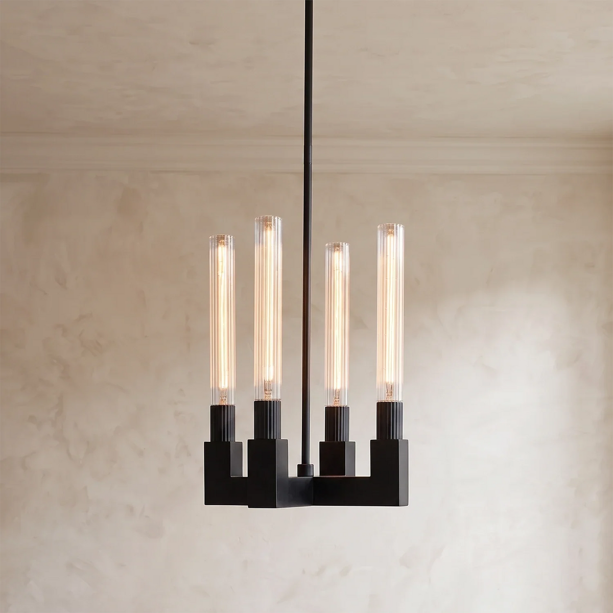 Alden Candle Ring Glass Chandelier – Glass detail 19