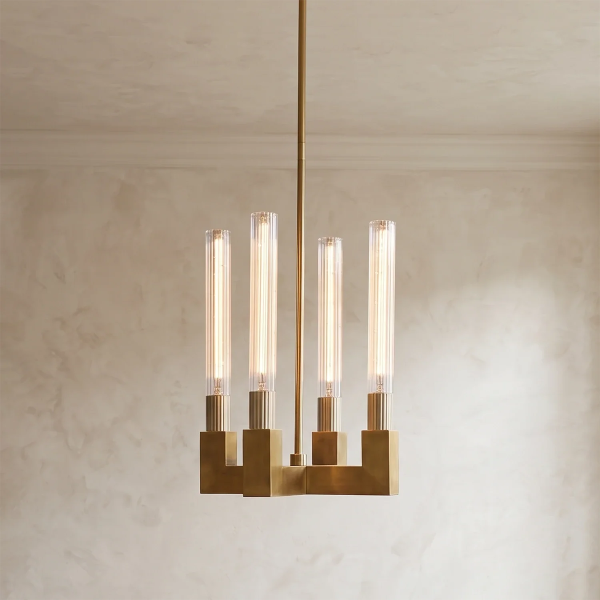 Alden Candle Ring Glass Chandelier – Glass detail 18