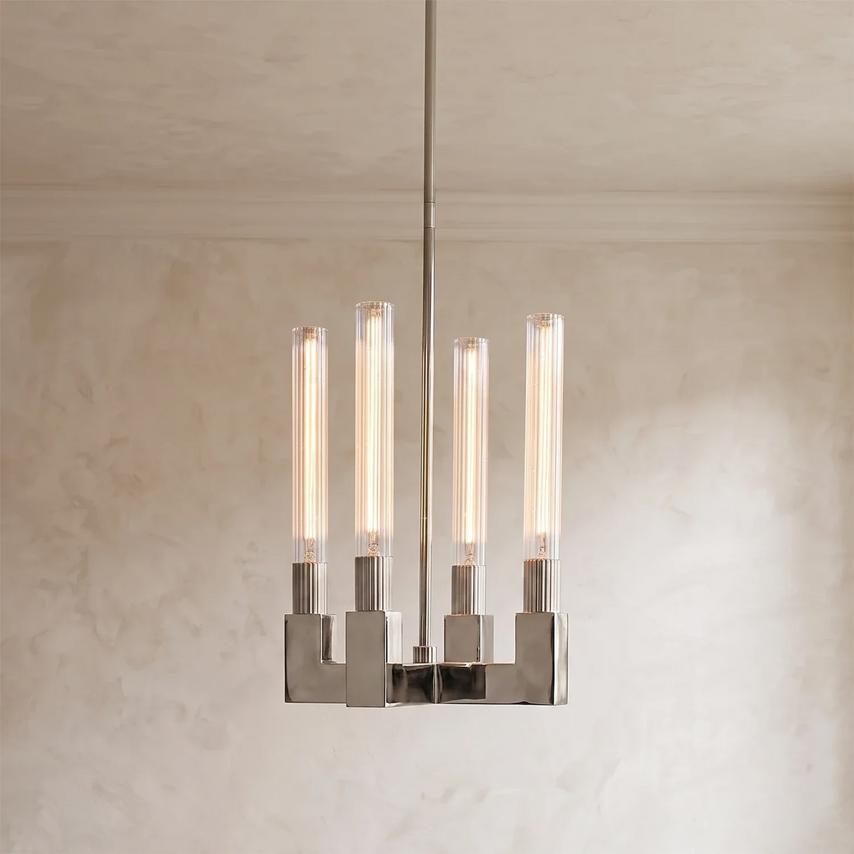 Alden Candle Ring Glass Chandelier – Glass detail 20