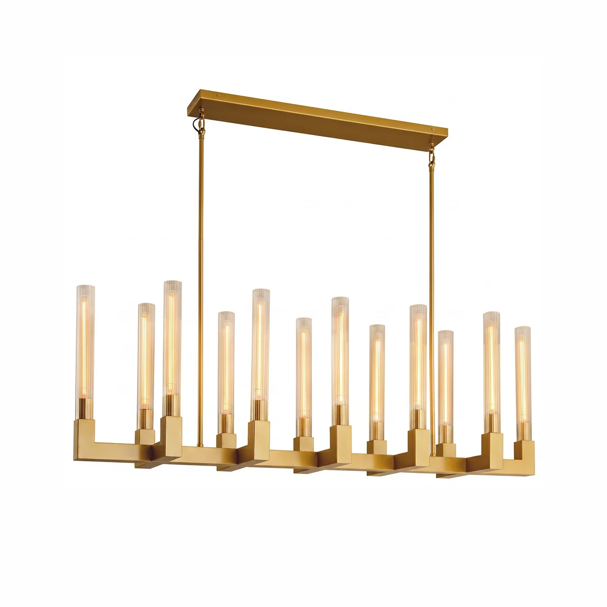 Alden Candle Ring Glass Chandelier – Glass detail 37