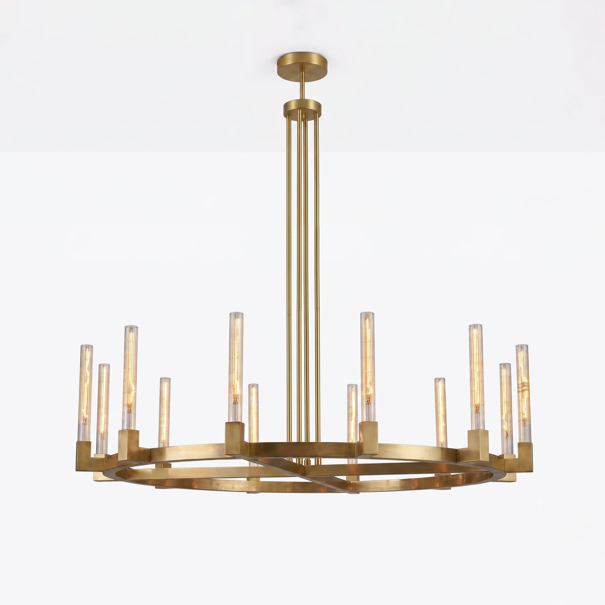 Alden Candle Ring Glass Chandelier – Glass detail 33