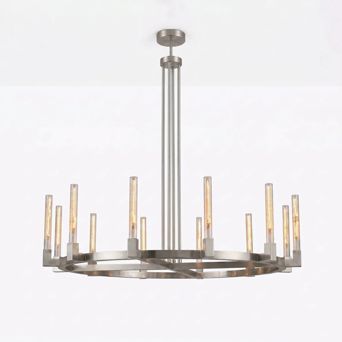 Alden Candle Ring Glass Chandelier – Glass detail 32
