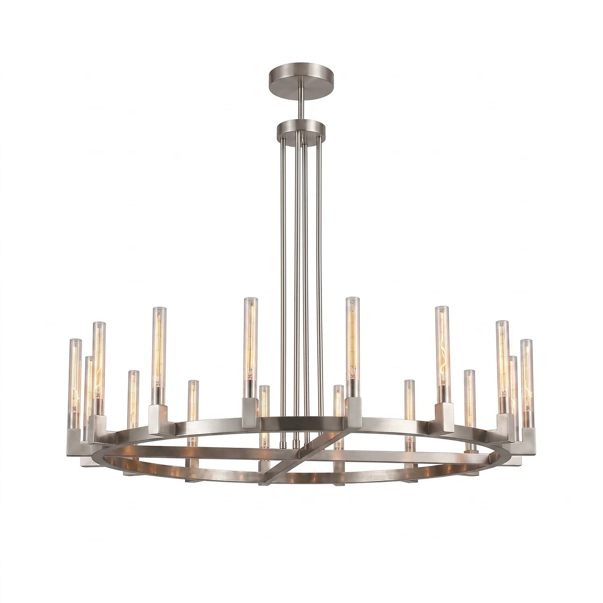 Alden Candle Ring Glass Chandelier – Glass detail 35