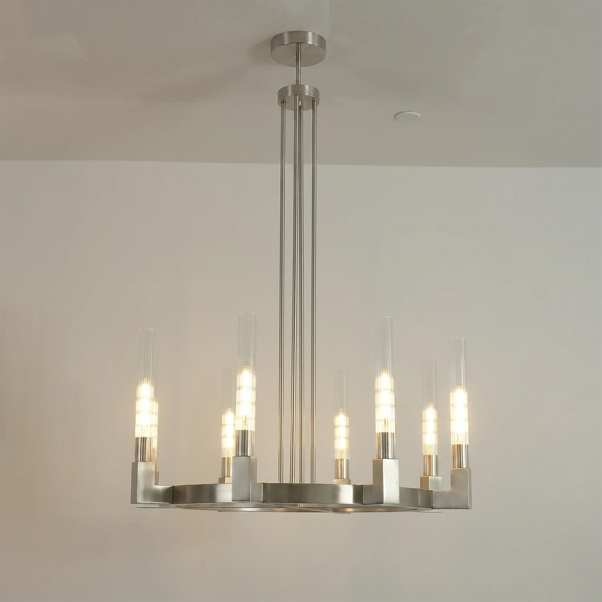 Alden Candle Ring Glass Chandelier – Glass detail 30