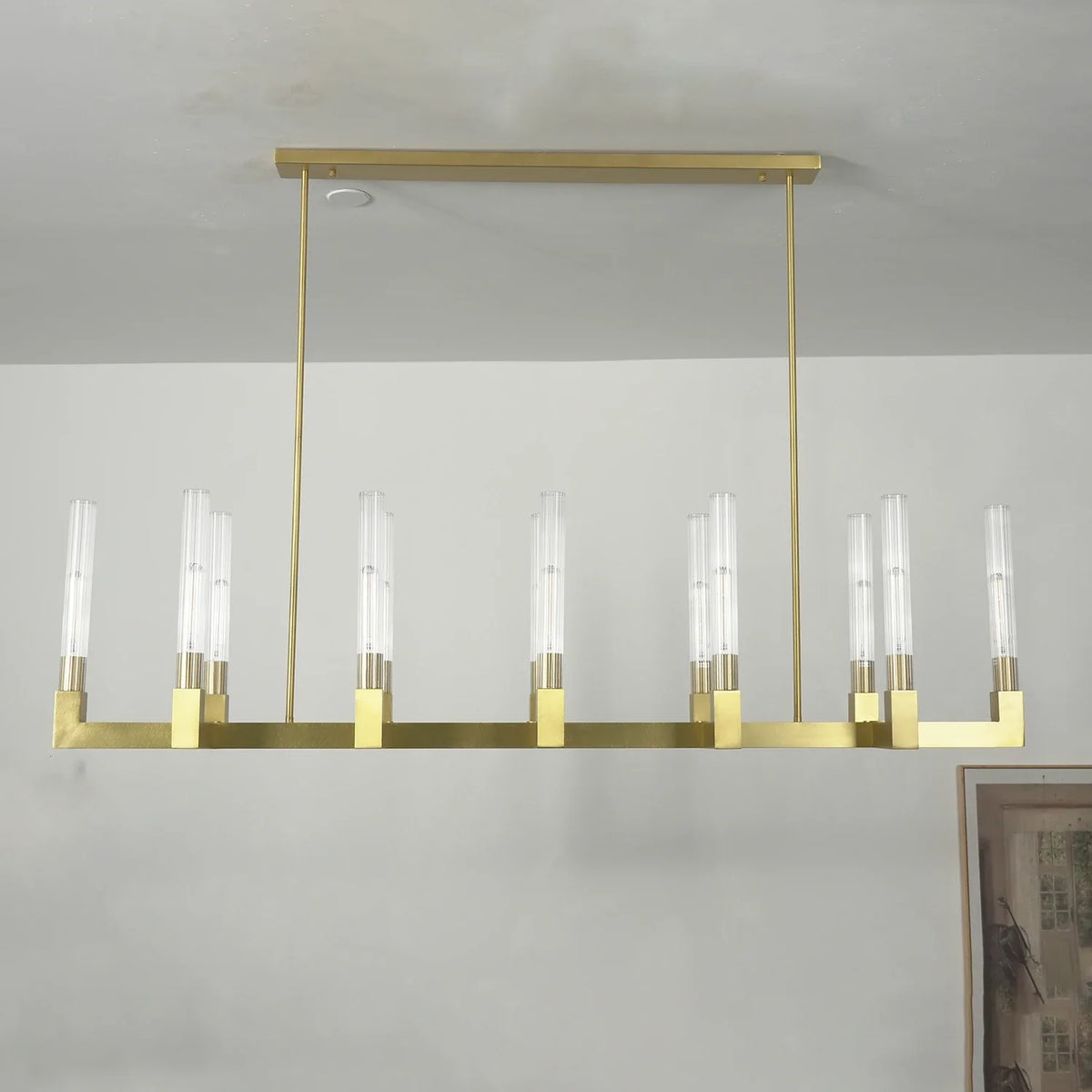 Alden Candle Ring Glass Chandelier – Glass detail 28
