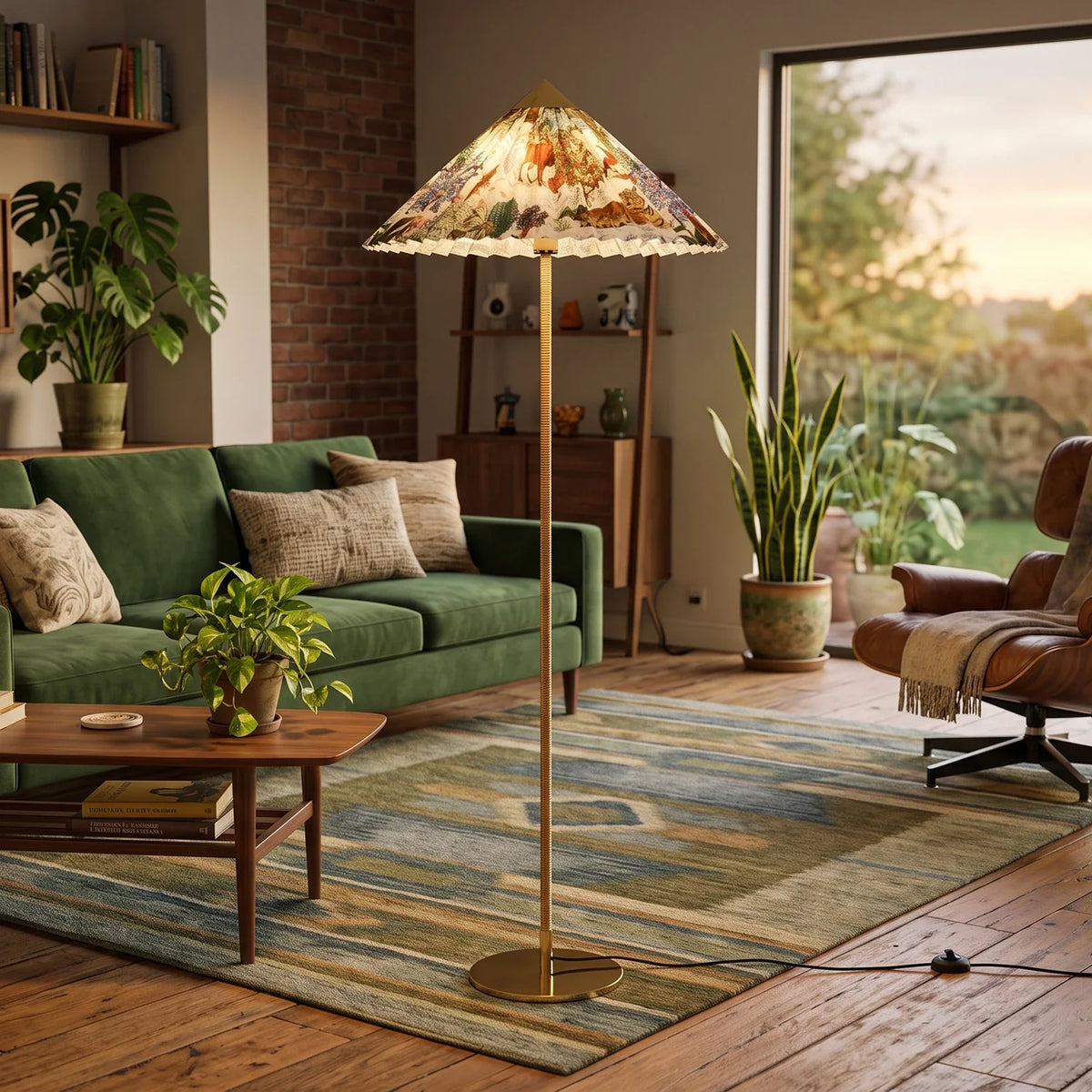 Marlowe Conical Shade Iron Floor Lamp – Iron detail 6