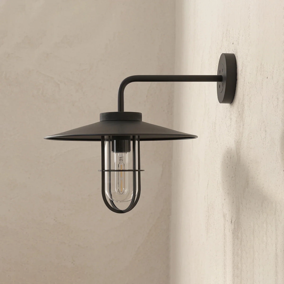 Merrick Harbor Cage Glass Wall Sconce – Glass detail 34