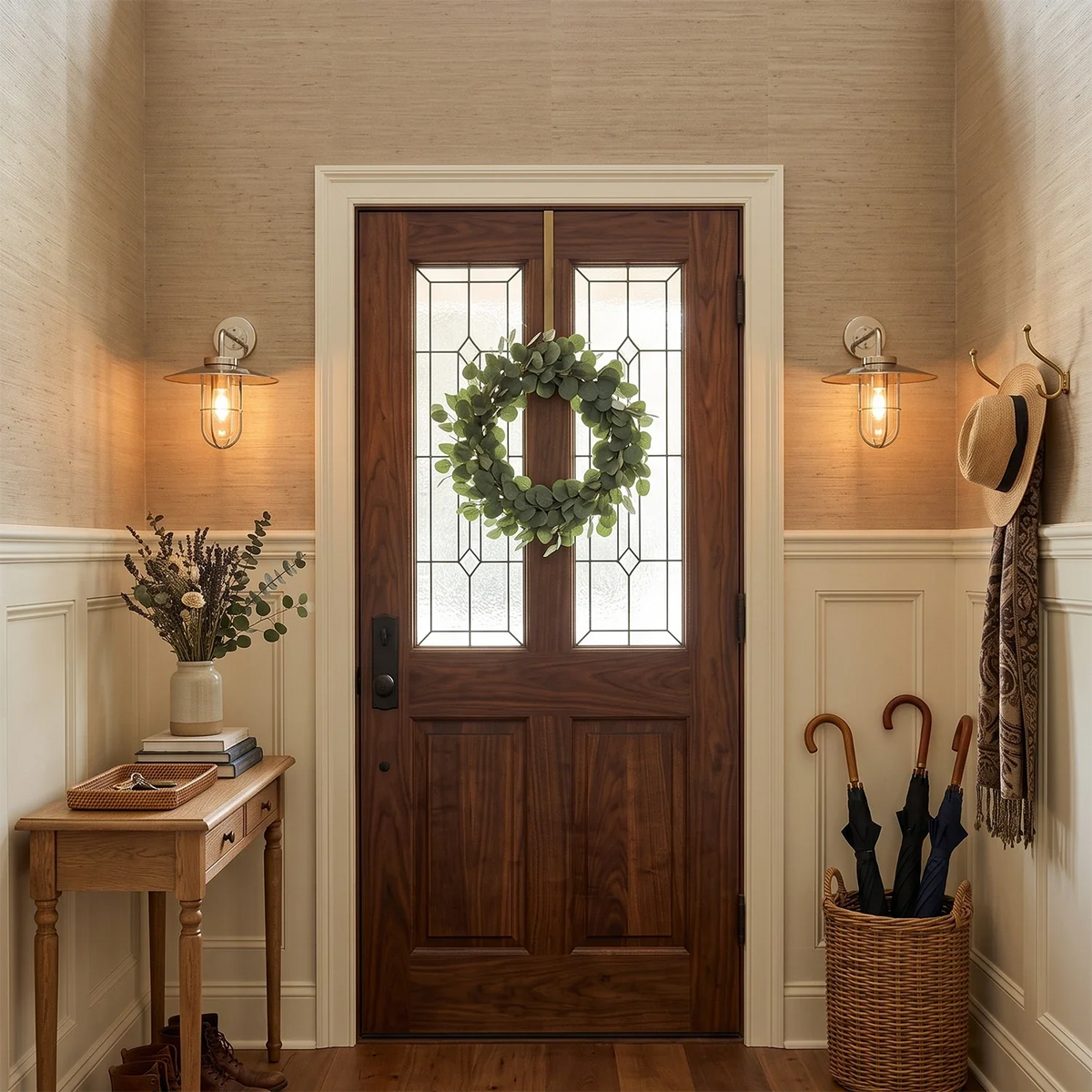 Merrick Harbor Cage Glass Wall Sconce – Glass detail 8