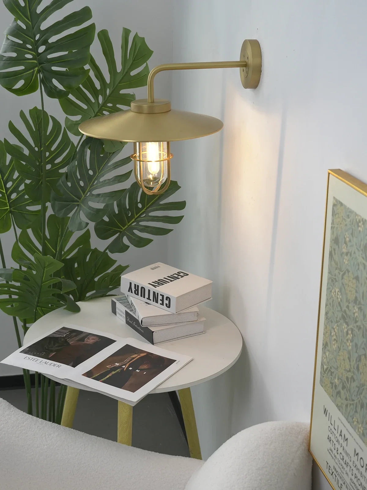 Merrick Harbor Cage Glass Wall Sconce – Glass detail 15