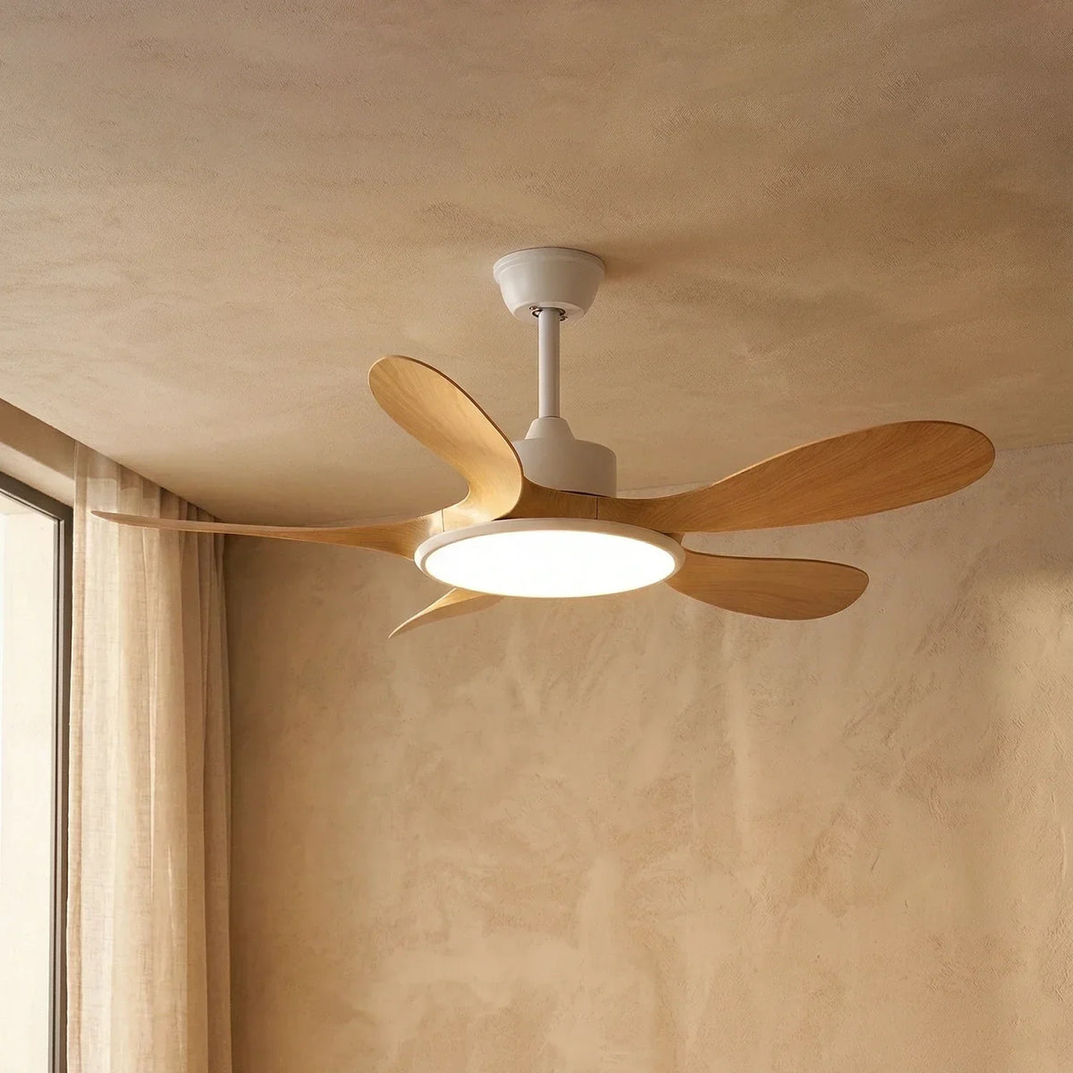 Minimalist Brinley Ceiling Fan Lights Copper – Copper detail 15