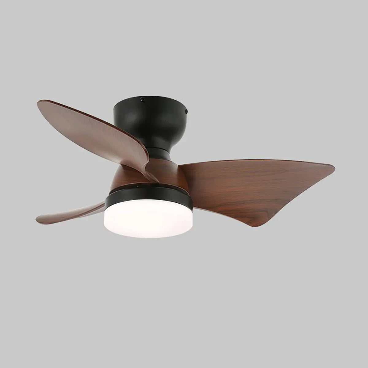 Minimalist Calix 3 Blade Copper Ceiling Fan Light – Copper detail 14