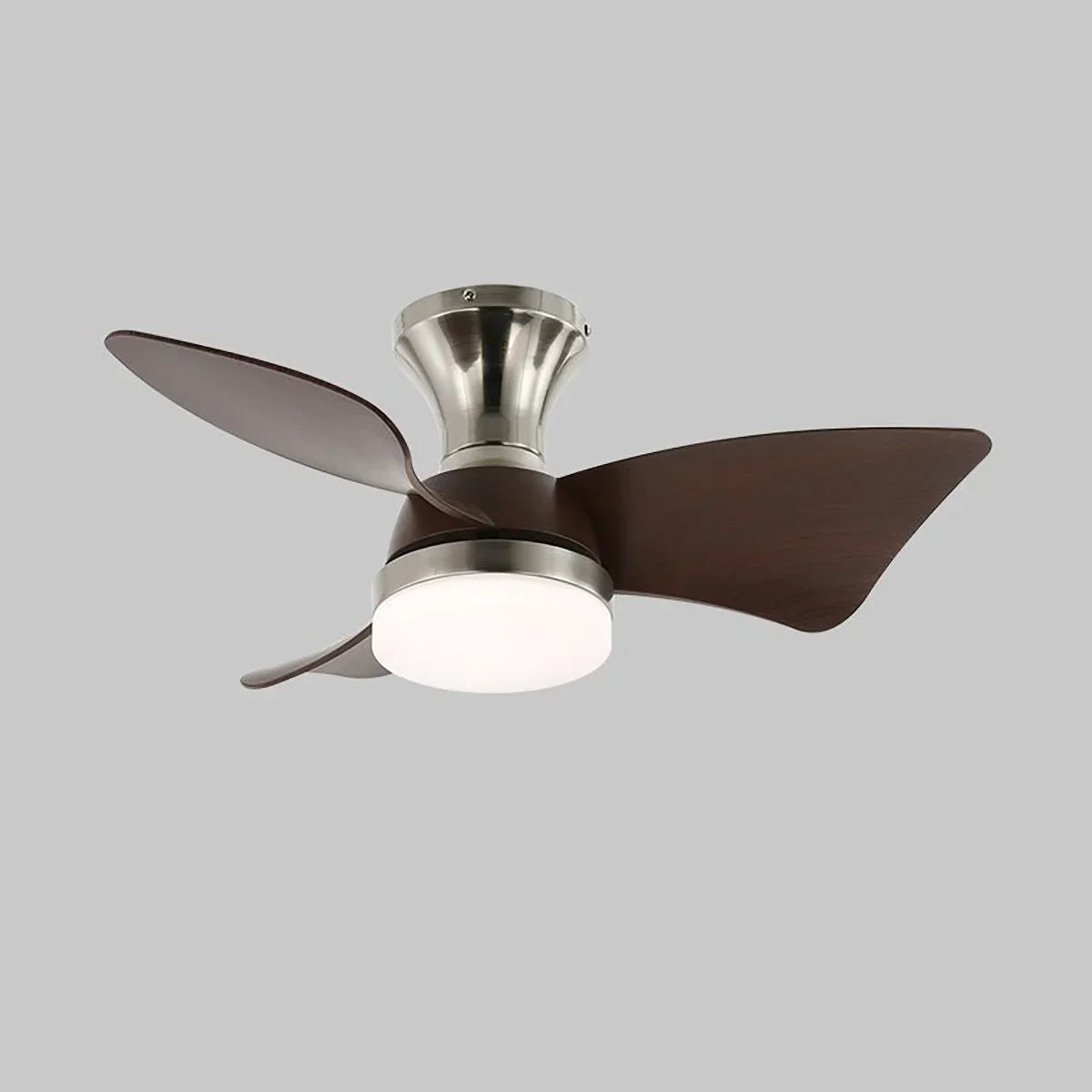 Minimalist Calix 3 Blade Copper Ceiling Fan Light – Copper detail 16