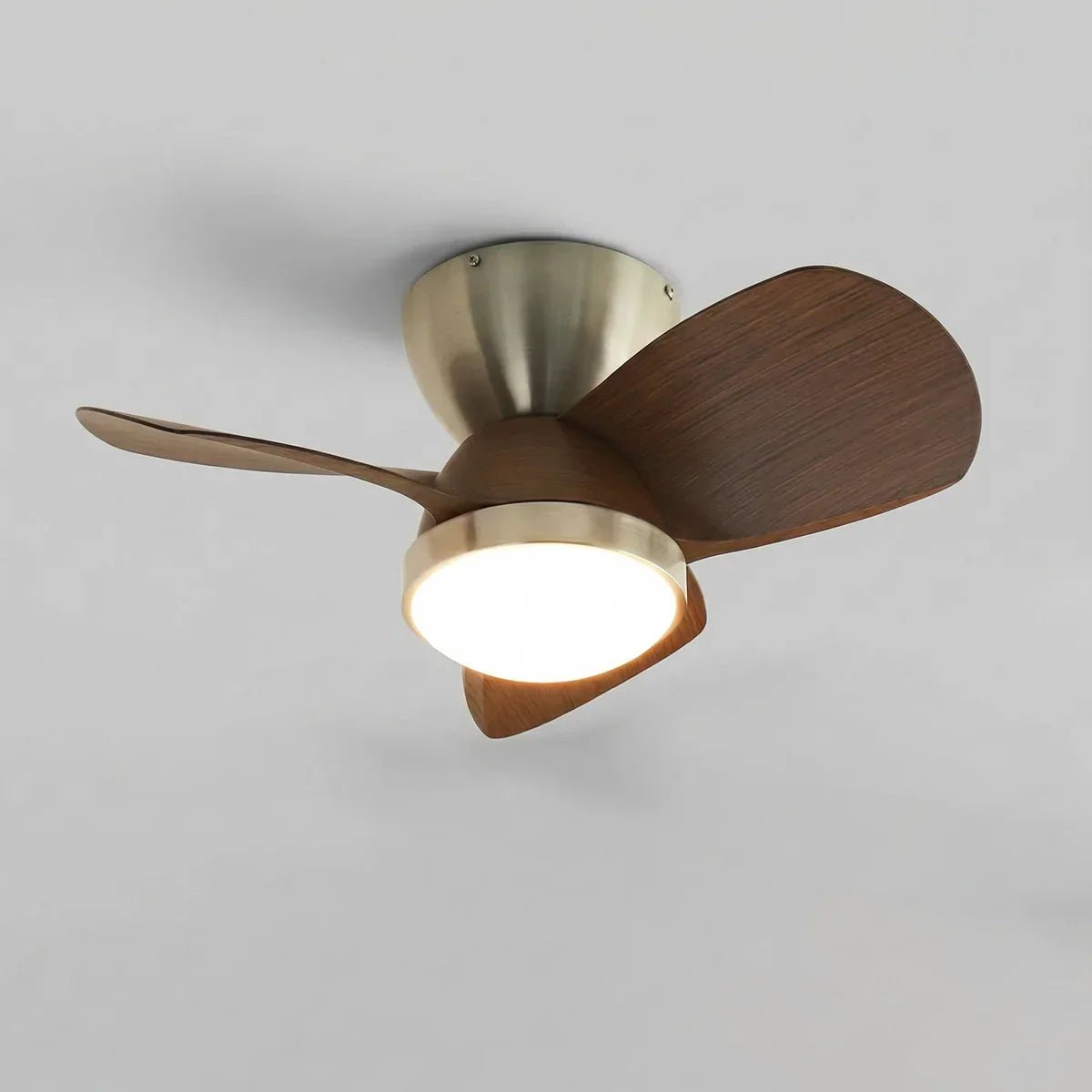 Minimalist Miroter Copper Ceiling Fan Light – Copper detail 17