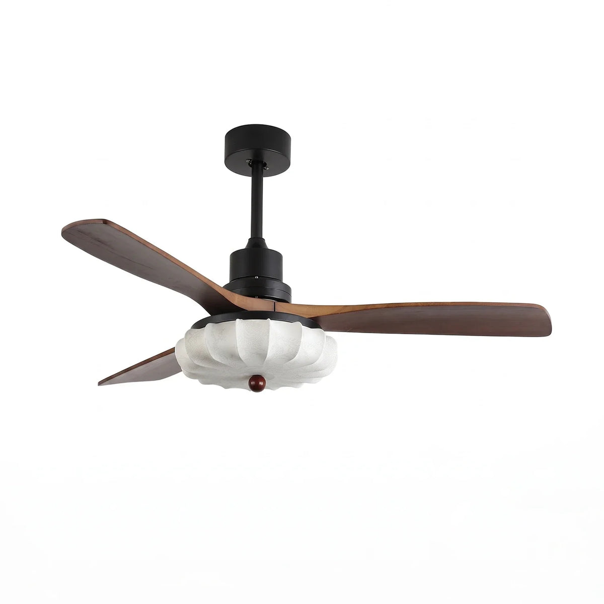 Modern Elira Flower Fabric Ceiling Fan Lights Copper – Copper detail 41