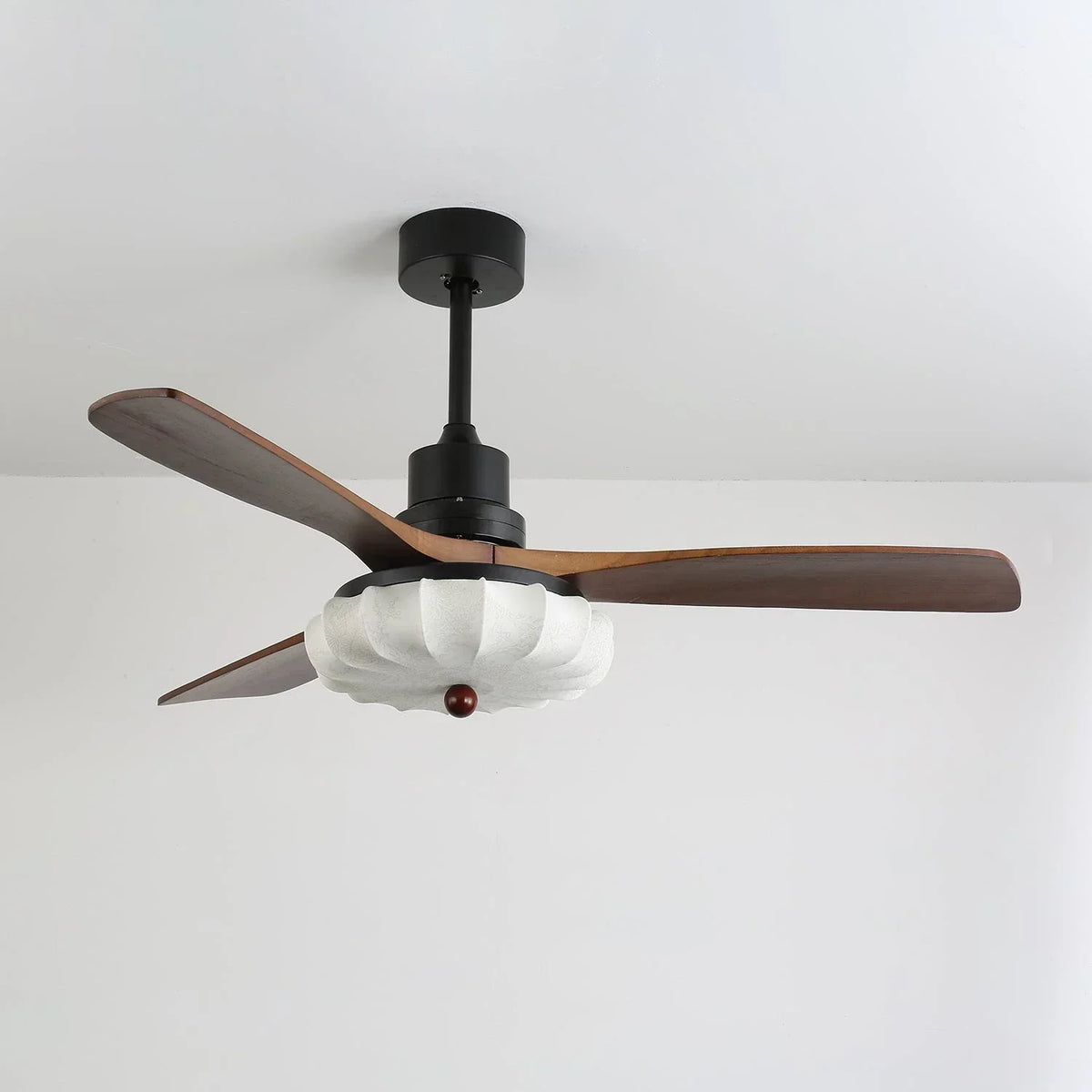Modern Elira Flower Fabric Ceiling Fan Lights Copper – Copper detail 28