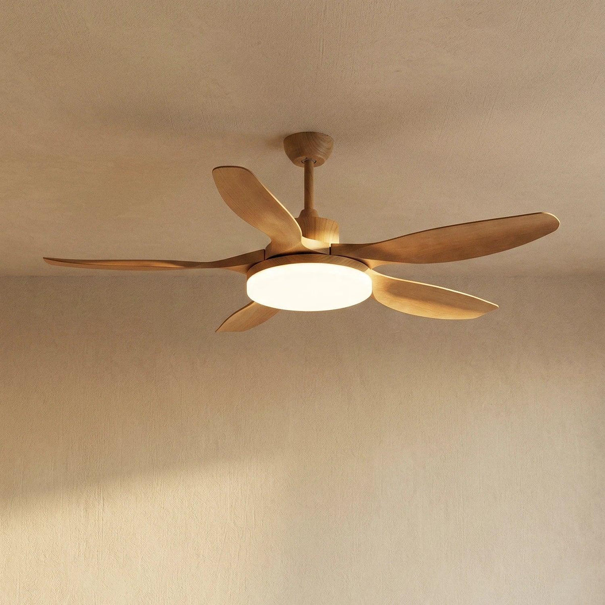 Modern Keltis Fan Blade Ceiling Lights Copper – Copper detail 12