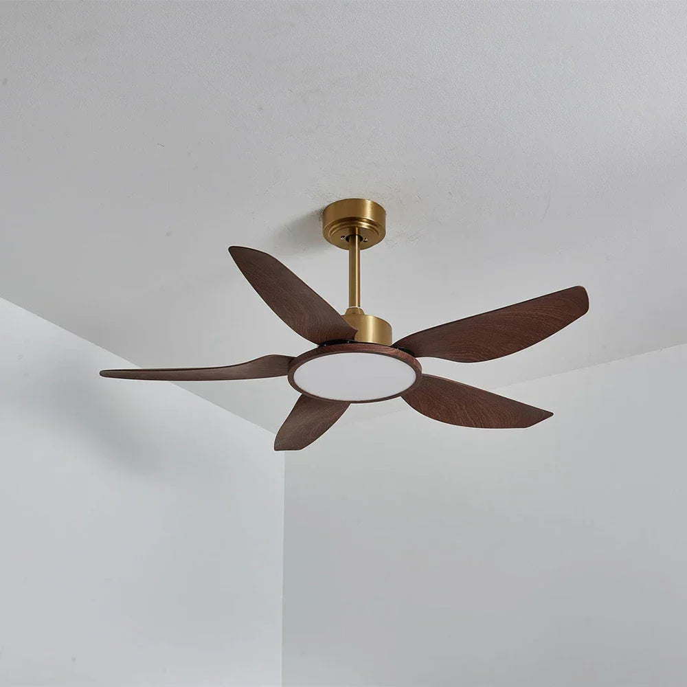 Modern Sirocco Breeze Copper Ceiling Fan Light – Copper detail 19