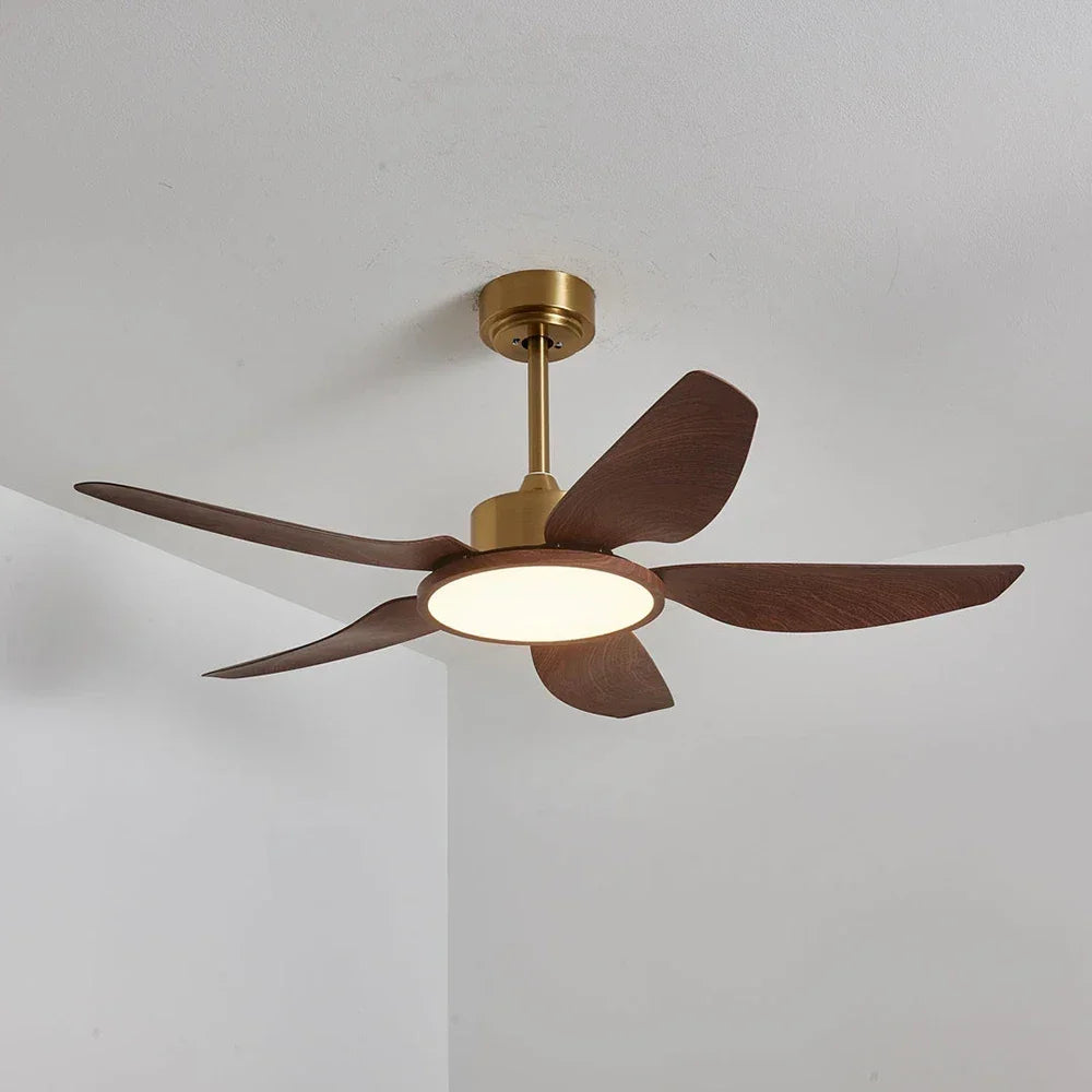 Modern Sirocco Breeze Copper Ceiling Fan Light – Copper detail 17