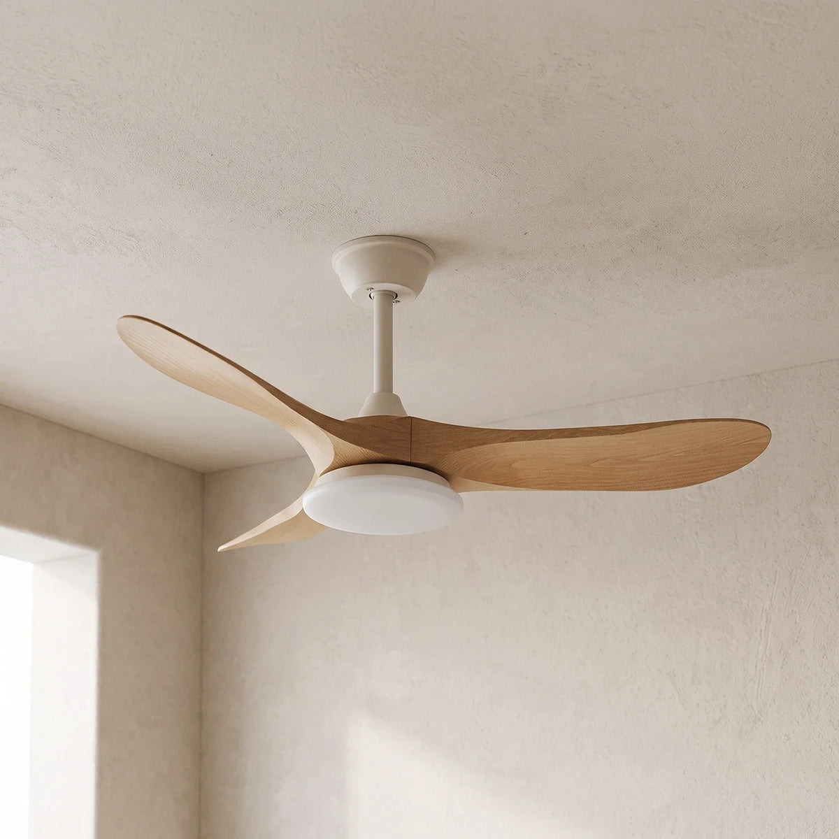 Modern Virelo Tri-Blade Copper Ceiling Fan Light – Copper detail 19