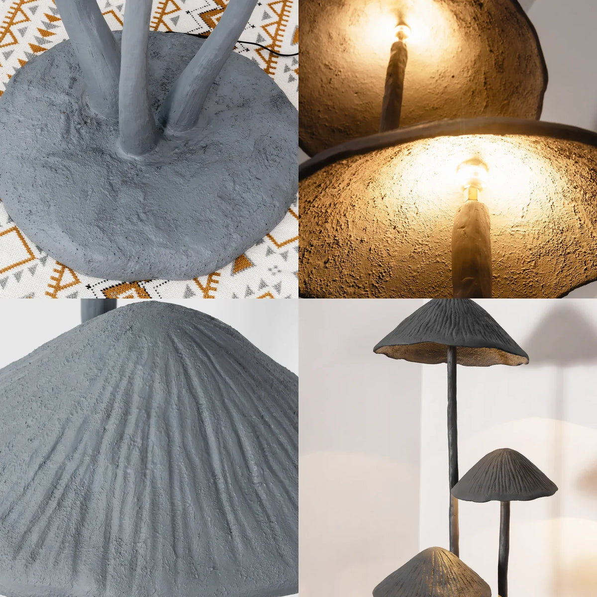 Mori Trio Mushroom Sculptural Floor Lamp – detail 15