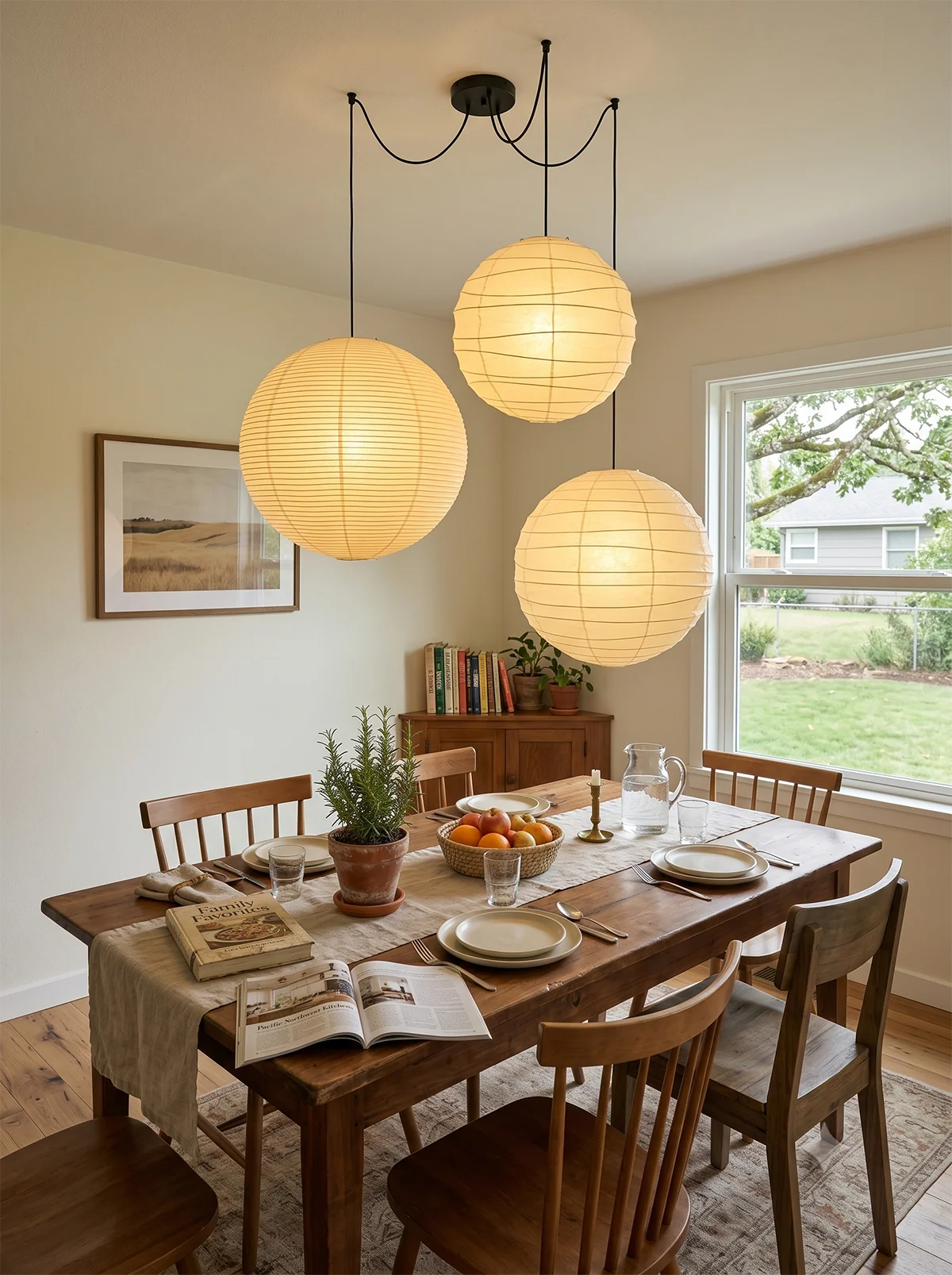 Mulberry Paper Adjustable Modular Iron Pendant Light – Iron detail 8