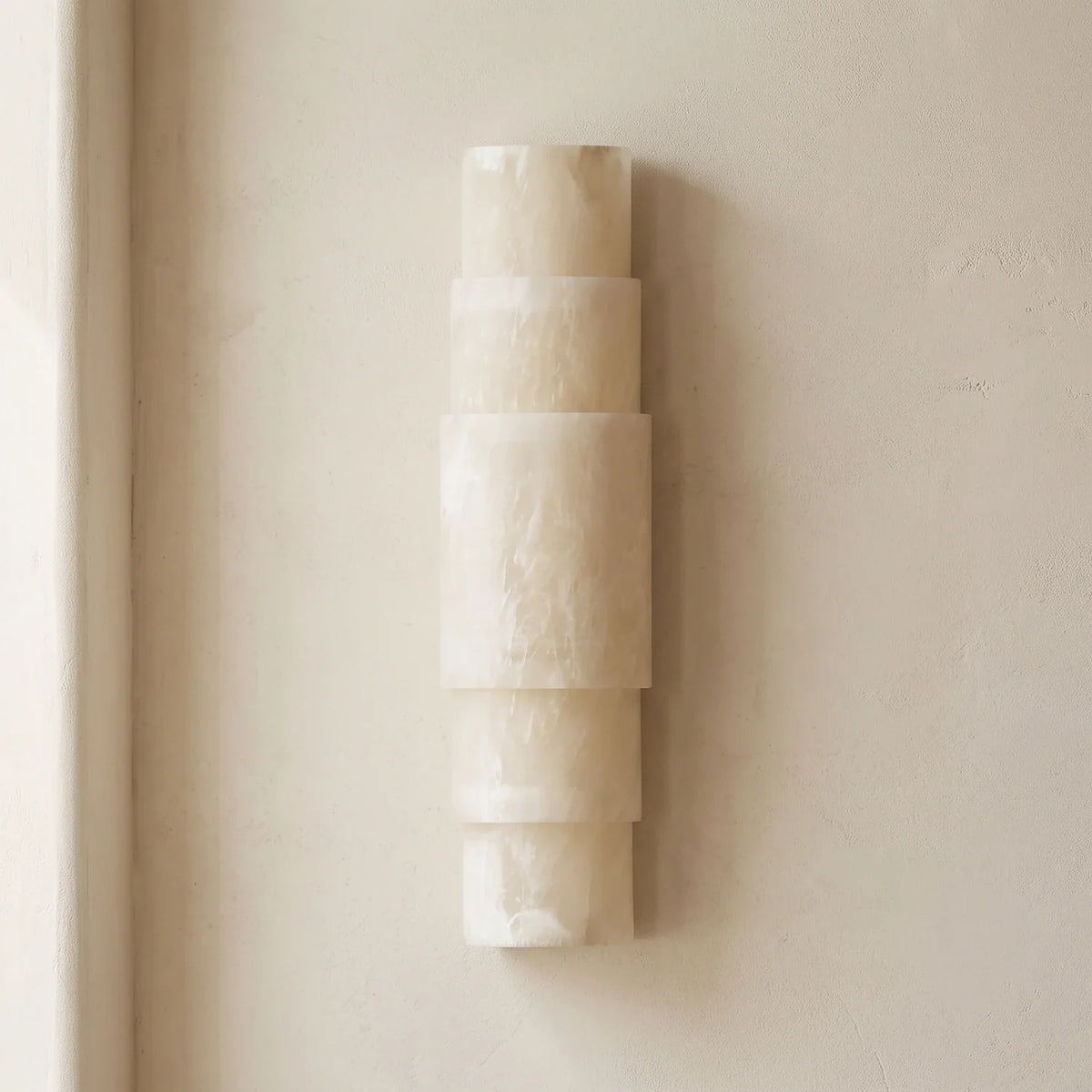 Multi Layer Stacked Alabaster Wall Lamp – Alabaster detail 17