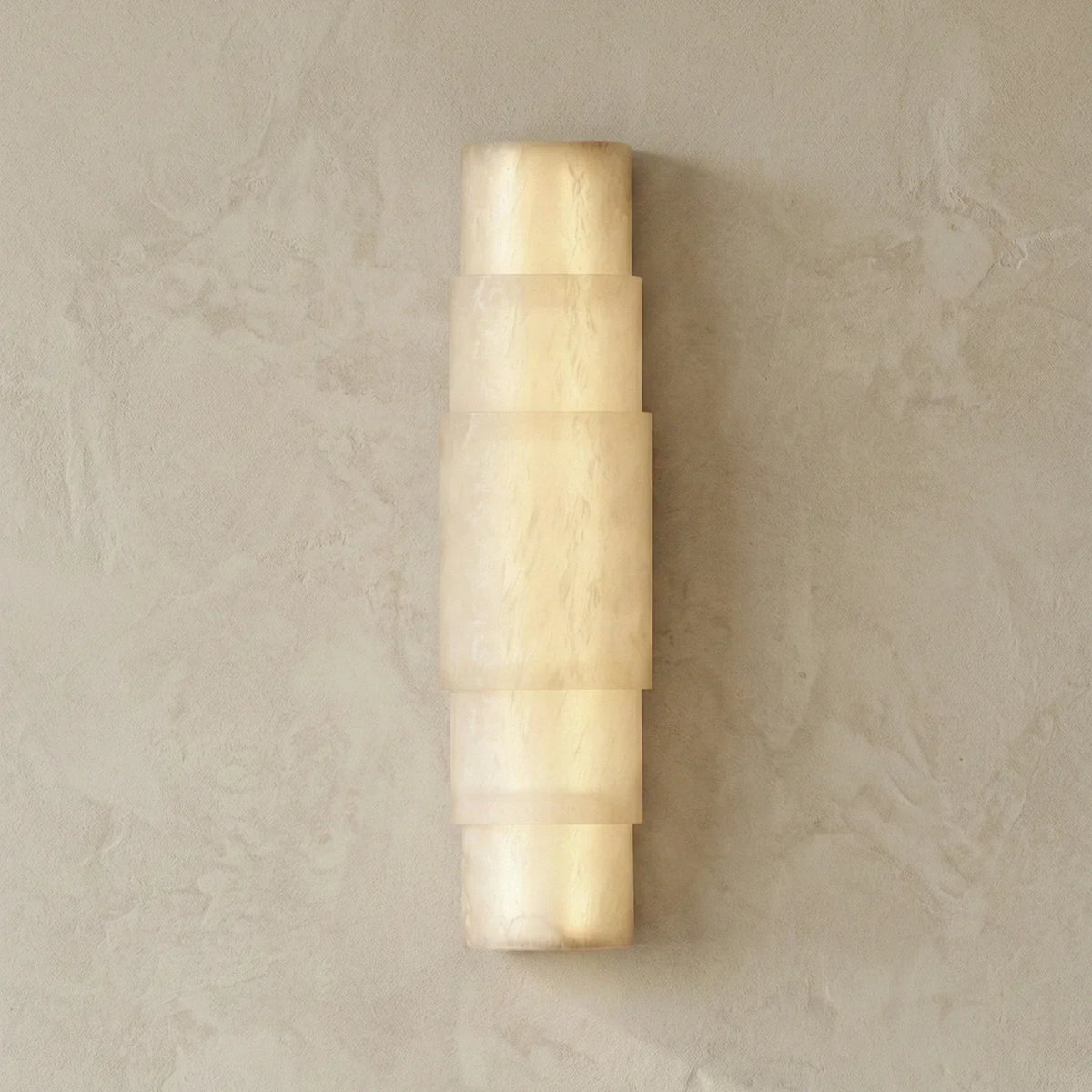 Multi Layer Stacked Alabaster Wall Lamp – Alabaster detail 14
