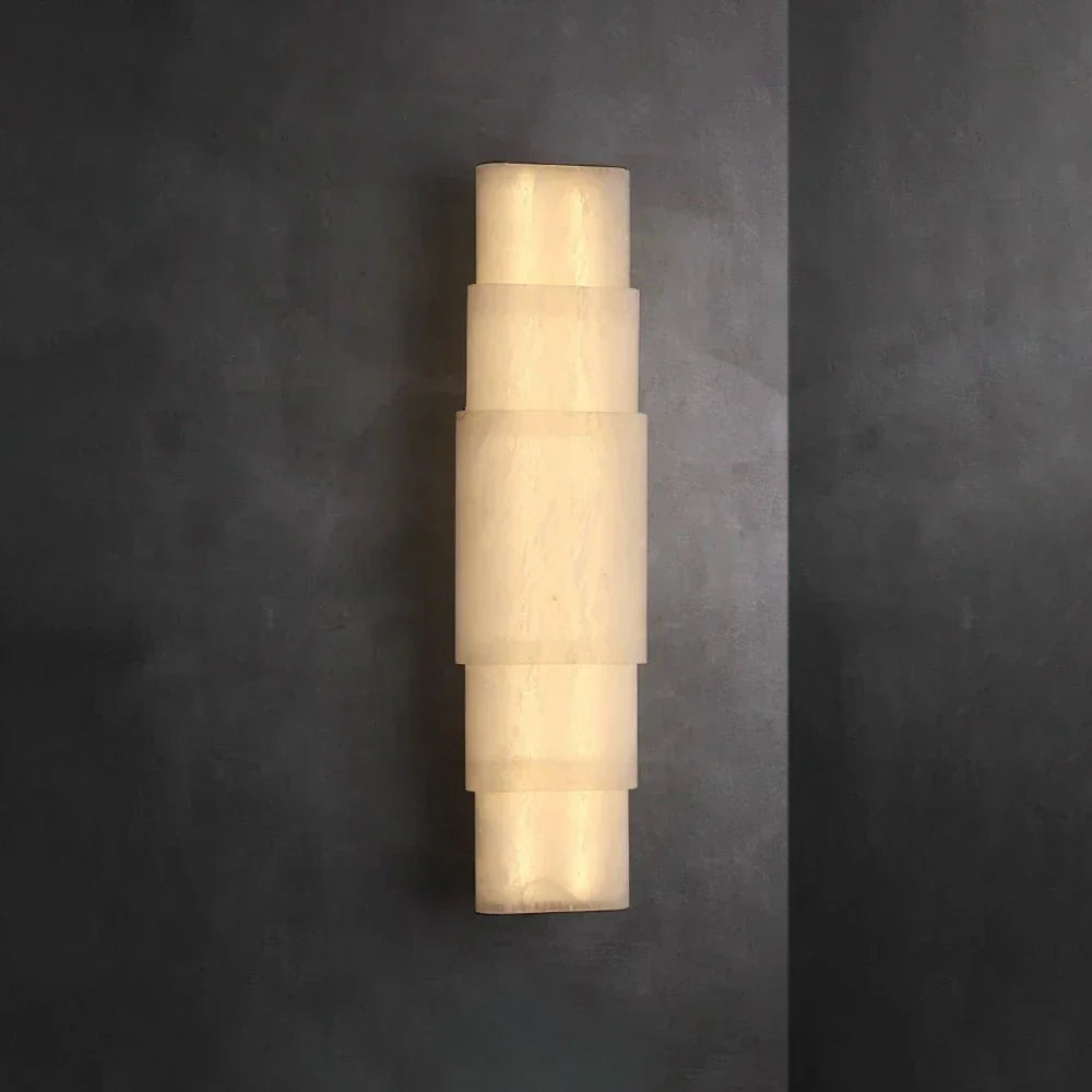 Multi Layer Stacked Alabaster Wall Lamp – Alabaster detail 16