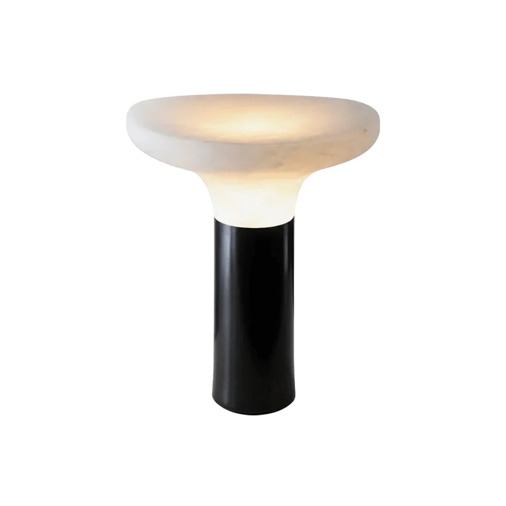 Mushroom Cap Alabaster Table Lamp – Alabaster detail 13