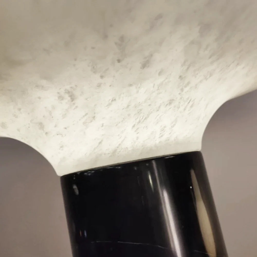 Mushroom Cap Alabaster Table Lamp – Alabaster detail 10
