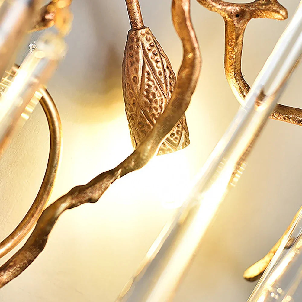 Nature-Inspired Tree Teardrop Glass Wall Lamp – Glass detail 10