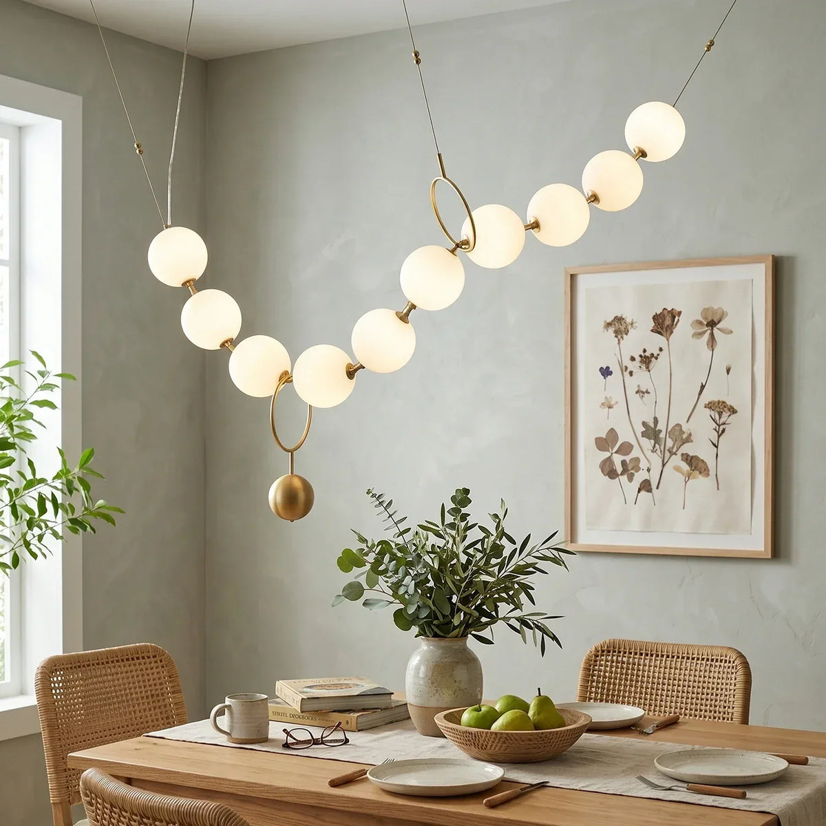 Necklace LED Glass Pendant Lamp – Glass detail 2