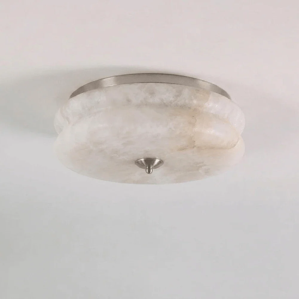 Nimbus Alabaster Flush Mount Ceiling Light – Alabaster detail 14