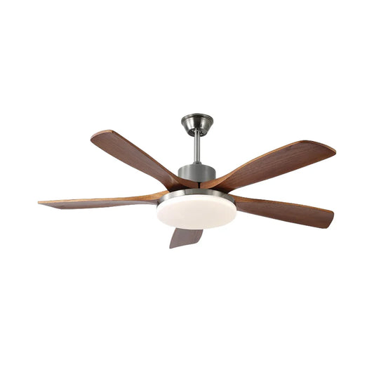 Nordic Style Lunet Copper Ceiling Fan Light