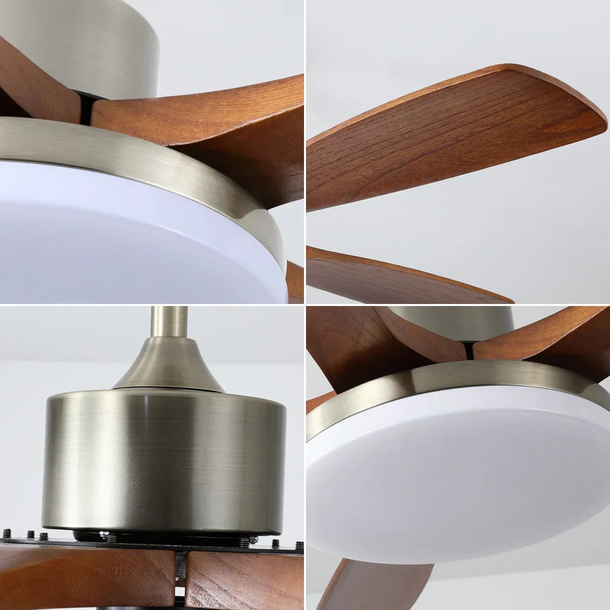 Nordic Style Lunet Copper Ceiling Fan Light – Copper detail 14