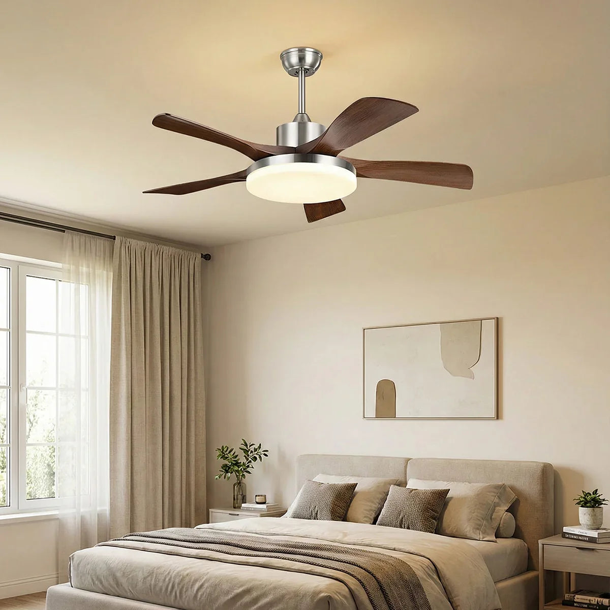 Nordic Style Lunet Copper Ceiling Fan Light – Copper detail 13