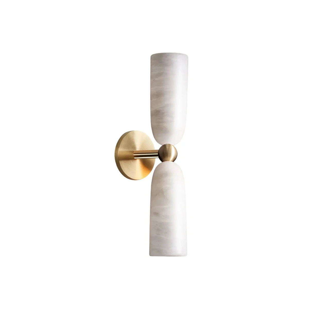 Odile Alabaster Cone Wall Sconce – Alabaster detail 12