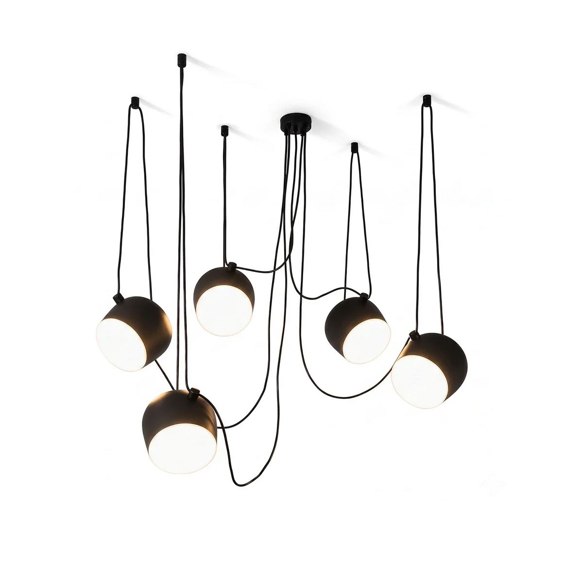 Onda Adjustable Cable Cluster Acrylic Chandelier