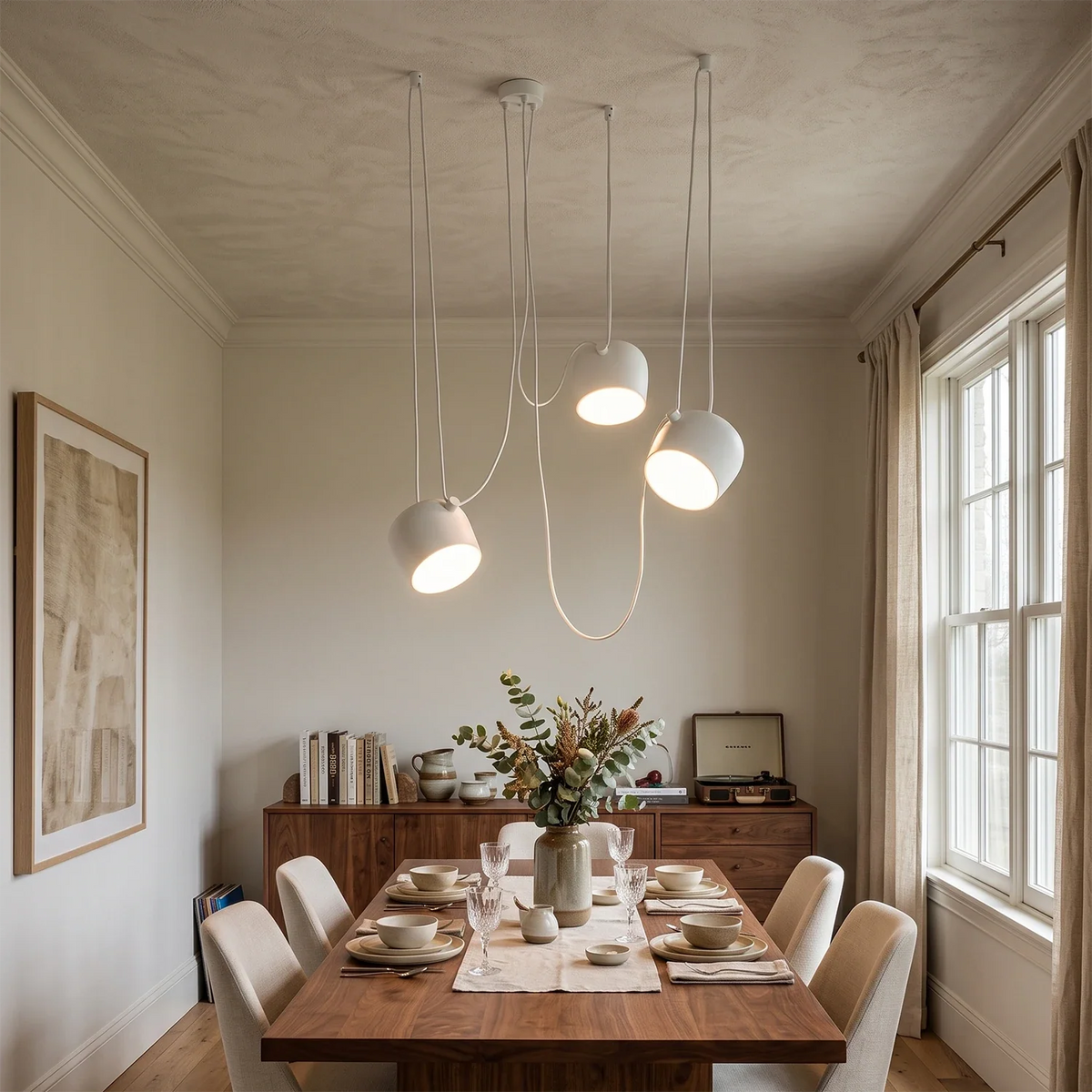 Onda Adjustable Cable Cluster Acrylic Chandelier – Acrylic detail 4