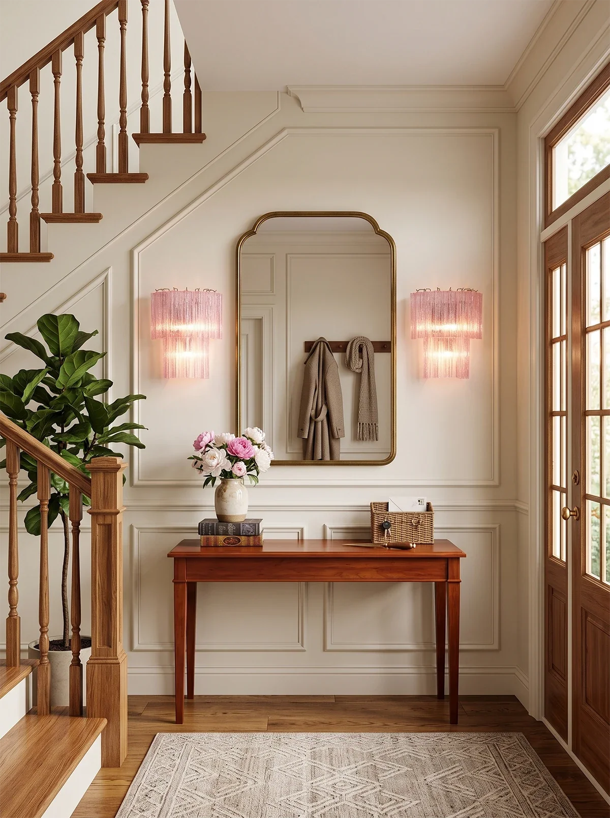 Ondine Tiered Glass Tube Wall Sconce – Glass detail 15