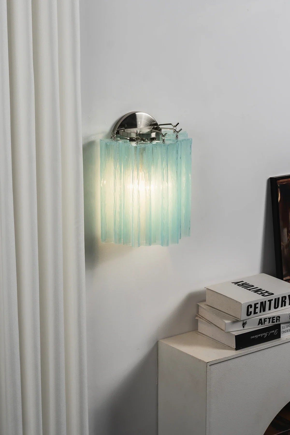 Ondine Tiered Glass Tube Wall Sconce – Glass detail 26