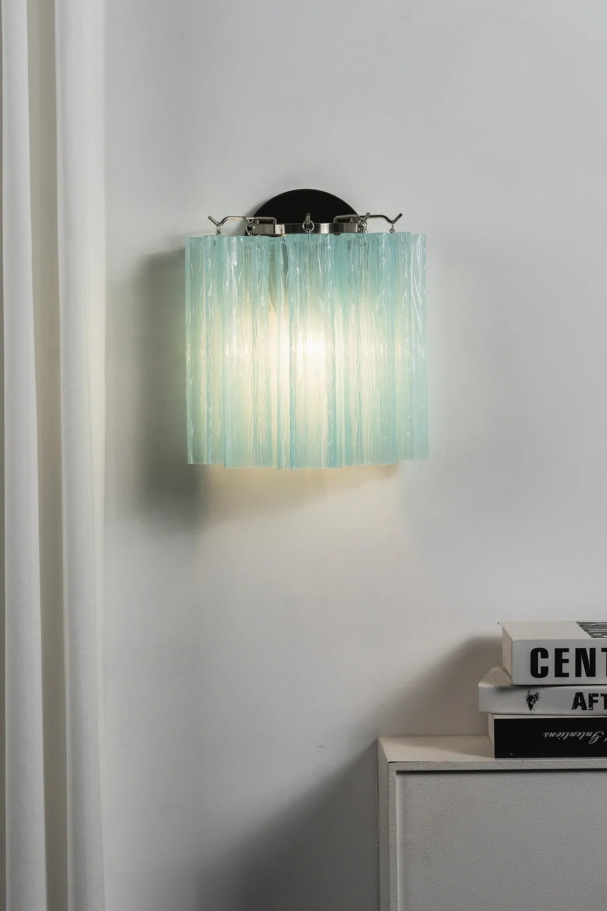 Ondine Tiered Glass Tube Wall Sconce – Glass detail 28