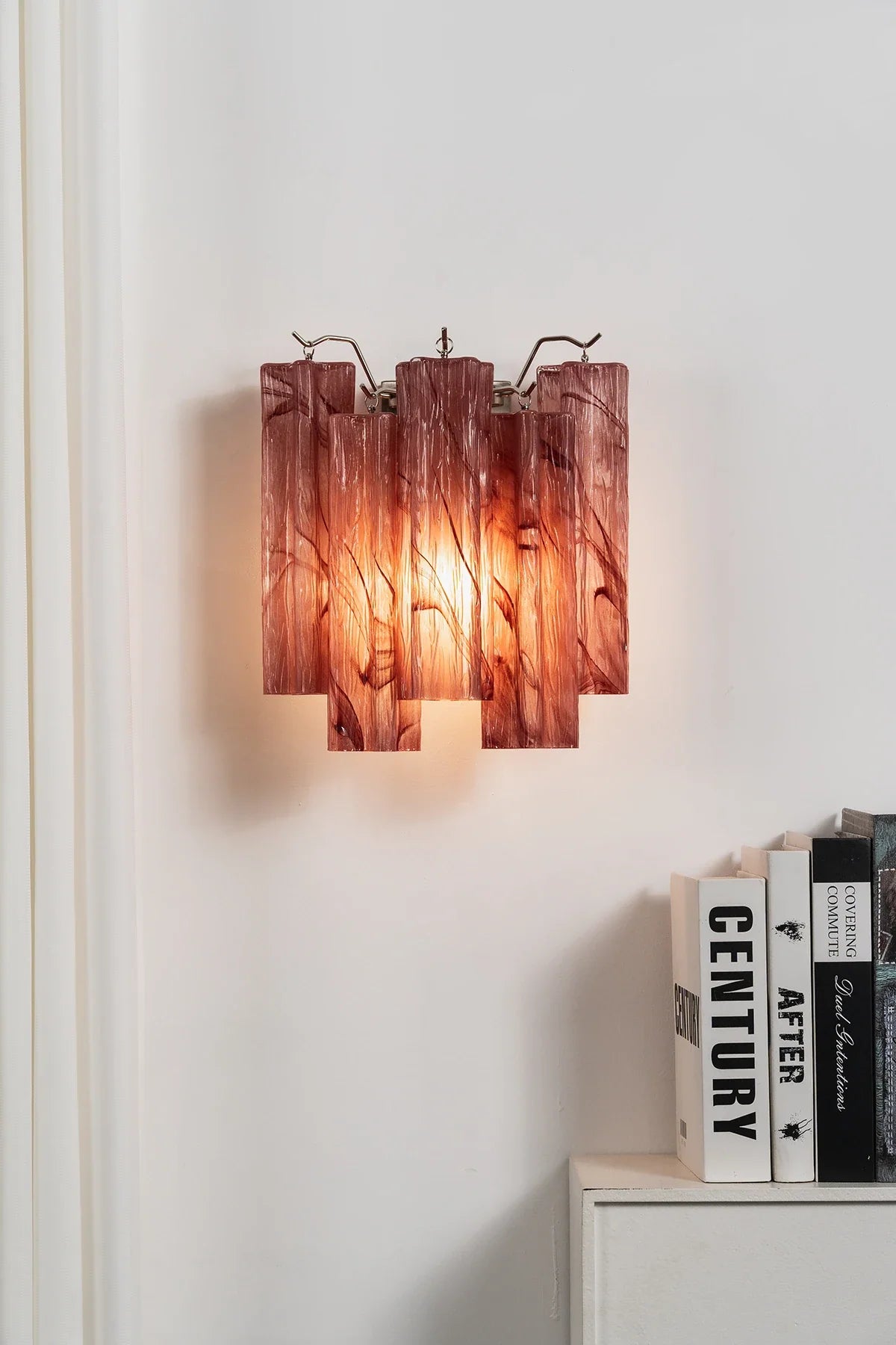 Ondine Tiered Glass Tube Wall Sconce – Glass detail 31