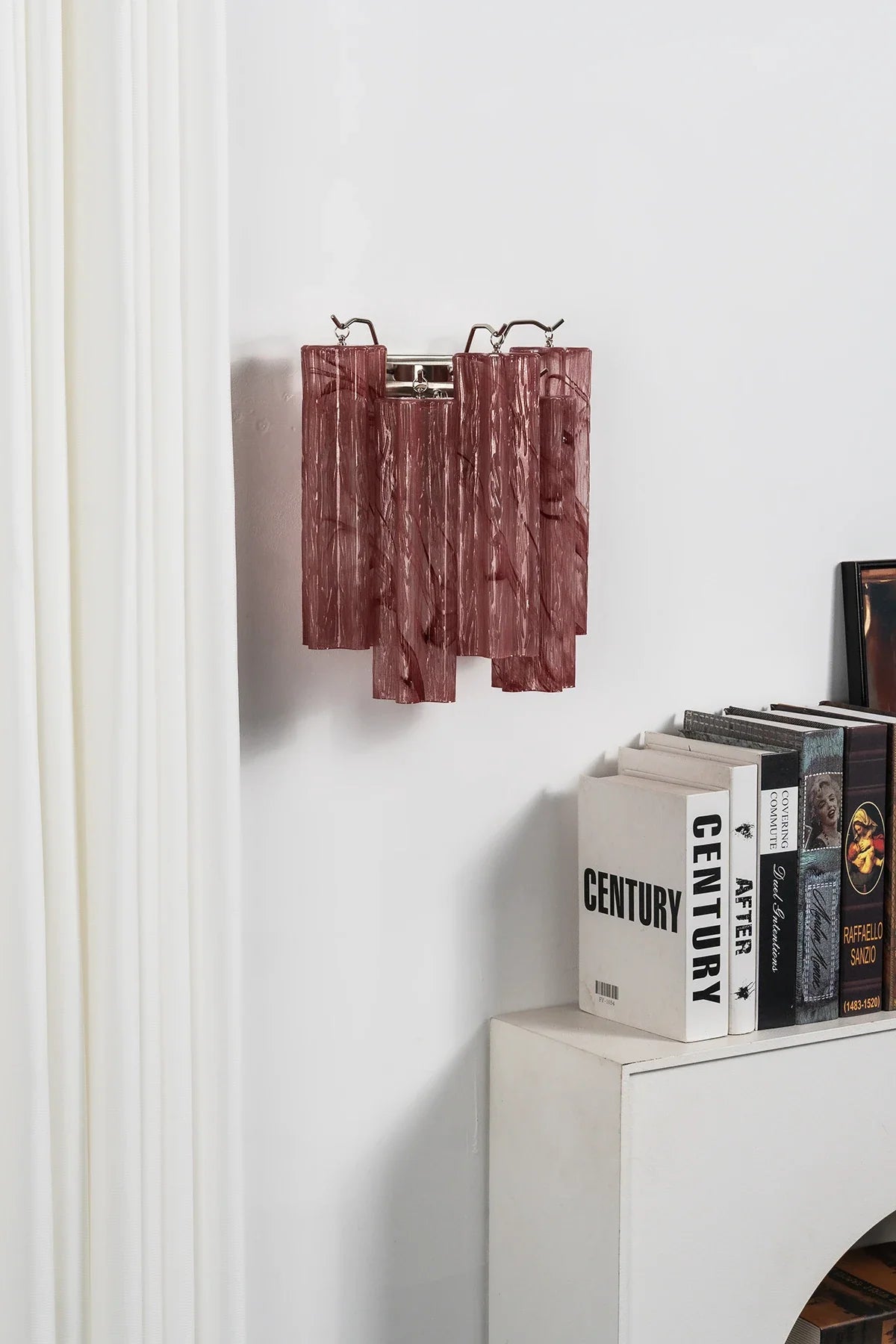 Ondine Tiered Glass Tube Wall Sconce – Glass detail 35