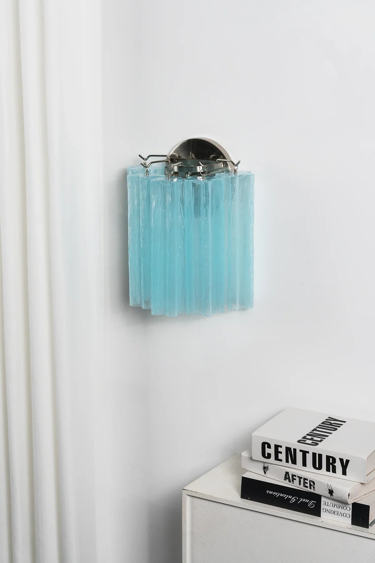 Ondine Tiered Glass Tube Wall Sconce – Glass detail 30