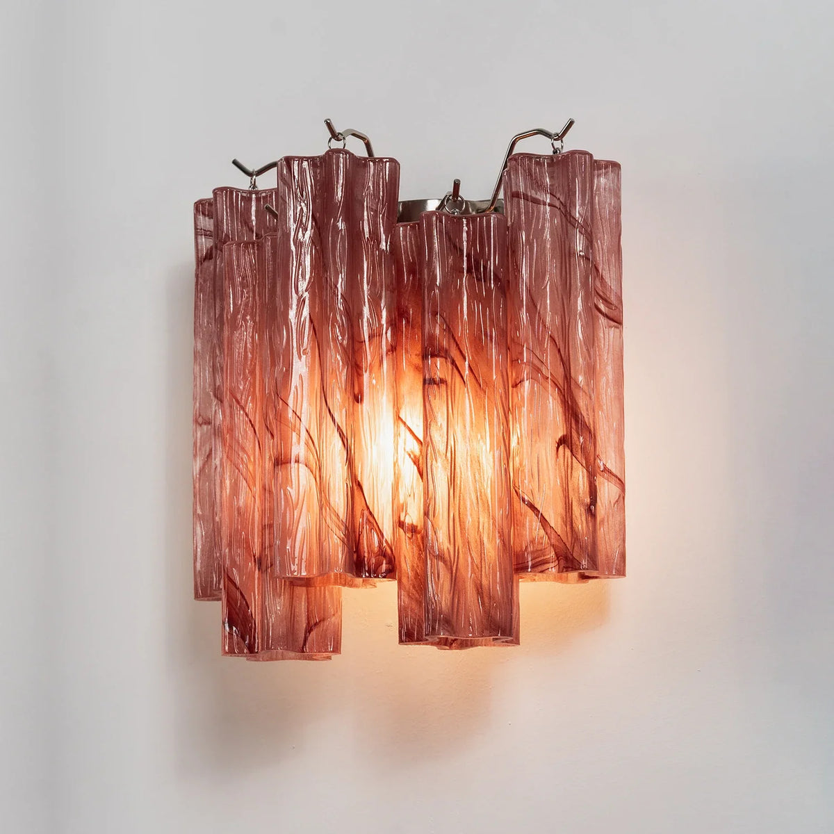 Ondine Tiered Glass Tube Wall Sconce – Glass detail 71